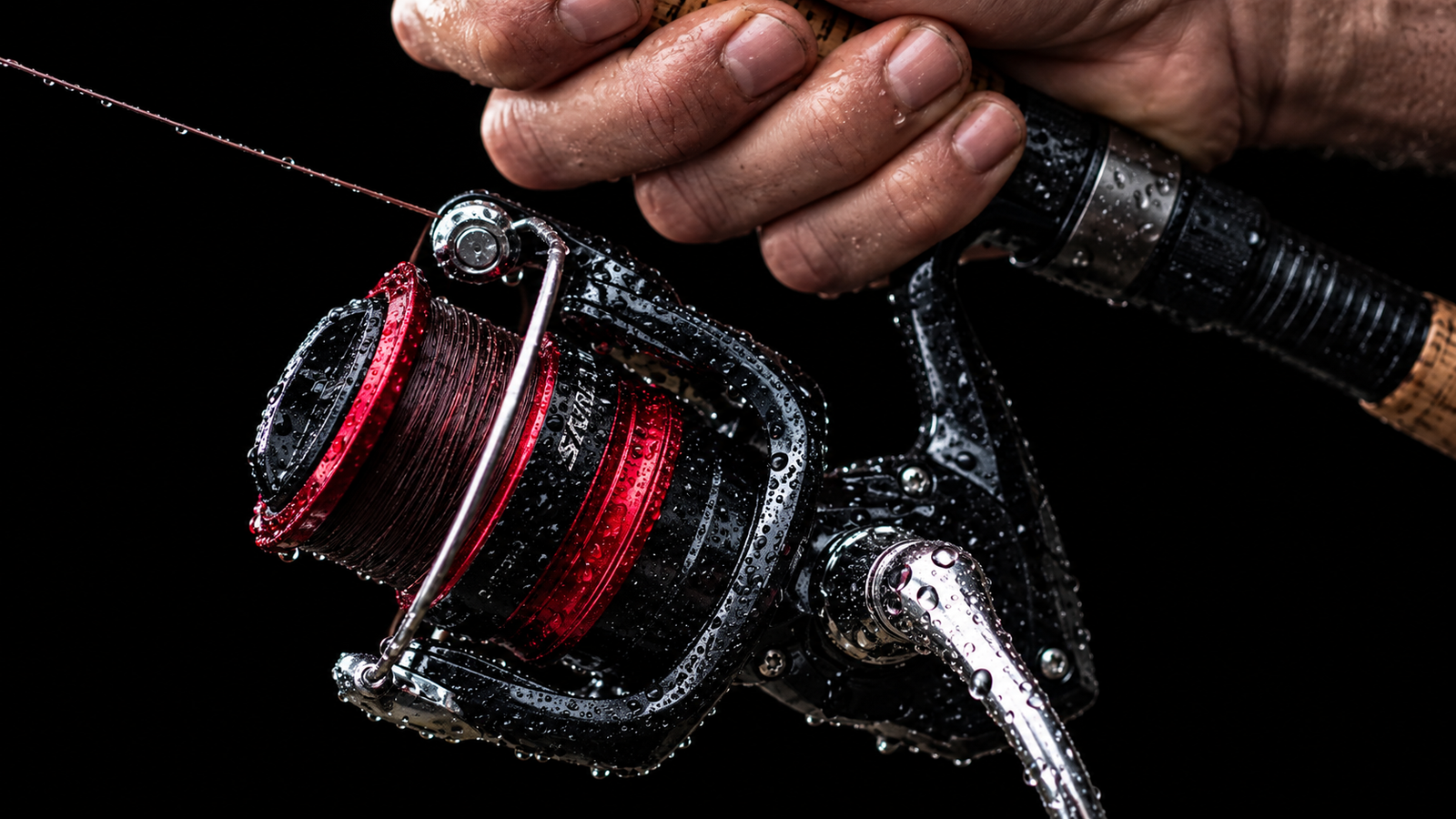 Fishing reel detail