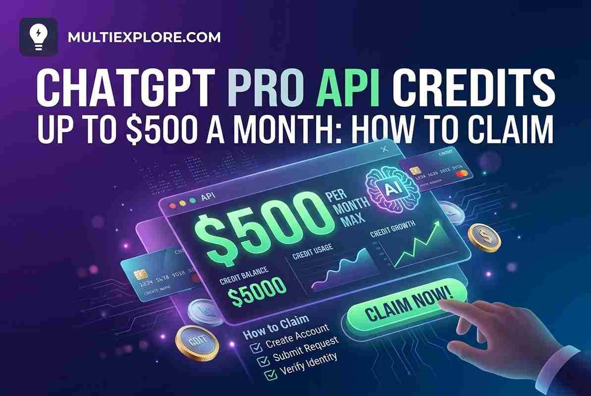 ChatGPT Pro API credits up to $500 a month